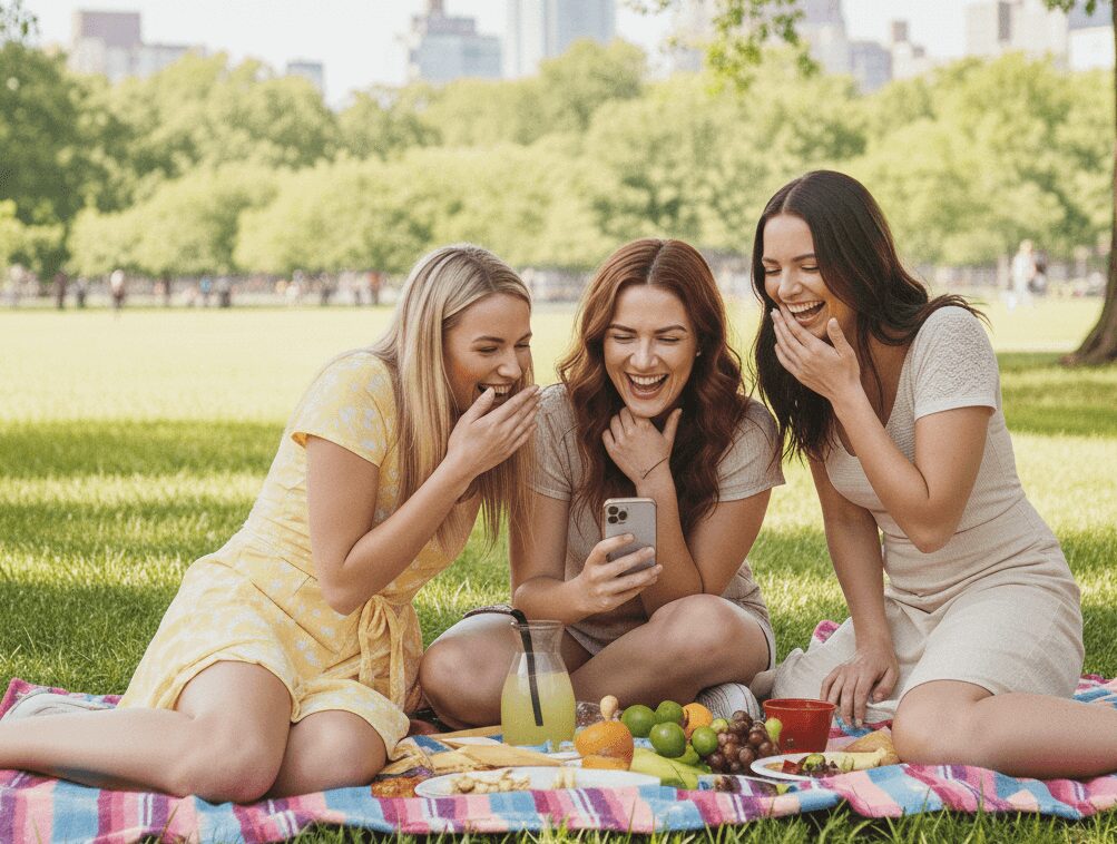  Lerne, wie du sie per SMS zum Lachen bringst – mit spielerischen, lockeren Nachrichten, die Anziehung erzeugen, die Antworten verbessern und die Chats in der Dating-App am Laufen halten.
